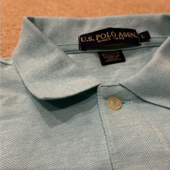 U.S. Polo Assn. Unisex Sky Blue Polo Shirt - Picture 4 of 4